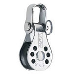 Harken 234 Single Micro Block With Shackle Черный  Silver / Black