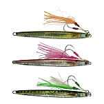 Blue crab BCLONGJIGGLOWRIG260-FGLD-OS Jig Long Glow Double Assist 260g Многоцветный FGLD