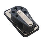 Barton marine 7802160 370kg 8 mm Одиночный плоский шкив Серебристый Black 35 x 80 mm 