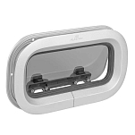 Plastimo 63897 T03 Прямоугольный открывающийся иллюминатор Grey 45.1 x 19.3 cm