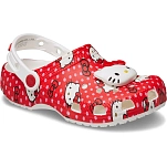 Crocs 210577-90h-c4 Деревянные башмаки Hello Kitty Red Classic Multi 35x25x15 EU 19