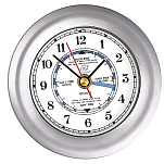 Plastimo 38209 Приливные хромированные часы Silver 4´´