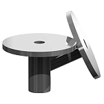 Pullrite 337-2620 Superlite Комплект заглушек сцепного устройства Серебристый Grey