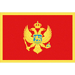 Adria bandiere 5252314 Montenegro Флаг Красный  Multicolour 20 x 30 cm 