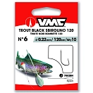 Купить VMC AVM340178 крючок с бородкой Trout Black Sbirolino 7052 120 cm Nickel 6 7ft.ru в интернет магазине Семь Футов