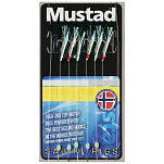 Mustad 458275 Bi-Colour Fish Skin 5 Hooks Многоцветный Multicolor 8 