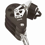 Barton marine BTN07930 Тройной поворотный блок с захватом T7 Серебристый Black