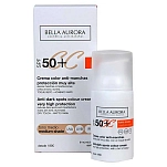 Bella aurora 59576 Цветной крем от пигментных пятен SPF50+ 30ml Medium Tone 20x10x10