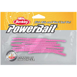 Berkley 1307571 Powerbait Floating Steelhead Worm 100 Mm Розовый Bubblegum