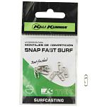 Kali kunnan 77778 Fast Surf 12 mm Скрепки Для Бумаг Серебристый Silver
