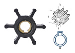 Рабочее колесо для серий Yanmar 2/3 GMF/GMDF, 2/3QM20/30 и 3HM