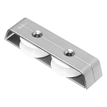 Barton marine 14503 Организаторский блок с двойным шкивом Серебристый Grey 50 x 20 mm