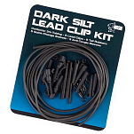 Nash T8413 Lead Clip Dark Slit Комплект Черный  Weed