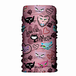 Matt 5895K-845 Шарф-хомут Microfiber Розовый  Lovecats