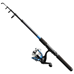 Kinetic C204-040-024 Telemark CC Телескопический вращающийся комбо Черный Grey / Blue 2.44 m