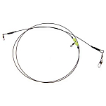 Asari ASR2 Stiff Surf Leader Линия Серебристый 100cm 2 Arms 