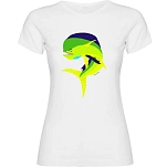 Kruskis 11502102lk030 Футболка с коротким рукавом Jumping Dorado White 30x25x2