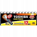 Toshiba 904176582 Щелочные батарейки AAA High Power LR03 1.5V 12 Единицы Бесцветный Grey / Blue