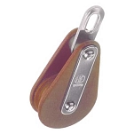 Talamex 65424035 Традиционный шкив Hye Tufnol с фиксированным одинарным блоком Red 4 mm