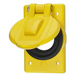 Hubbell 36-HBL74CM24WO Поднимите крышку старого стиля Желтый Yellow