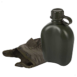 Aktive 52791 Camping Столовая с крышкой  Dark Green 1 l
