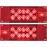 Optronics 158-TLL160RK Водонепроницаемый трейлер Led Комплект Освещения Красный Red