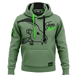 Hotspot design 010302202 Толстовка с капюшоном Carpfishing Mania Зеленый Green M