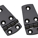 Петля из нержавеющей стали / матовый черный / комплект из 2 шт. / Длина: 76 мм