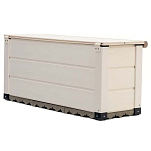 Gardiun KSP38280 Tuscany Evo Коробка из смолы для хранения на открытом воздухе 150л Белая White / Beige 82 x 48 x 56 cm