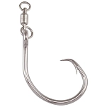 Mustad se39950np-ss-8/0-2u Однобородный крючок с бородкой Demon Perfect® Circle Stainless Steel 15x10x5