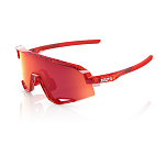 Спортивные очки 100% SLENDALE - Campari Translucent Red - HiPER Fire Red Mirror, 60057-00014