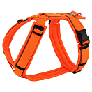 SPRENGER Шлейка для собак Y-Harness 2.0 / неоновый оранжевый / Окружность груди: 78 - 96 см.