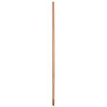 Amiaud 862152 Wooden Handle Lgth 150 F/Ss Sleeve Коричневый Brown 150 cm 