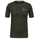 Купить Salewa 00-0000028207-5280-48/M Базовый слой с коротким рукавом Cristallo Warm Зеленый Dark Olive M 7ft.ru в интернет магазине Семь Футов