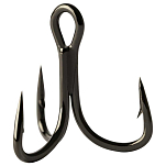 Mustad TG77NP-BN-8-B06 Jawlock Triple Grip Тройной Крючок Серебристый Black Nickel 8