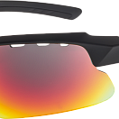 Спортивные очки GOG Faun / Matt Black / Red Lens, e579-2