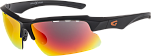 Спортивные очки GOG Faun / Matt Black / Red Lens, e579-2