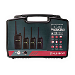 Albrecht 29826 Tectalk worker 3 Рации 4 единицы измерения Черный Black