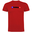 Купить Kruskis CA65500260K029 Футболка с коротким рукавом Fishing Красный Red M 7ft.ru в интернет магазине Семь Футов