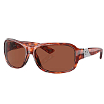 Costa 06S9042-90420858 Зеркальные поляризованные солнцезащитные очки Inlet Tortoise Green Mirror 580P/CAT2