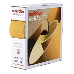 Smirdex 135120220 рулон наждачной бумаги Abrasoft 135P G220 25 m Yellow 15x15x12 115 mm