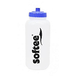Softee 24137.033.100 Бутылка с соломой 1000ml Белая Clear