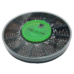 Maver 87001 Supercalibrated 3-7/0 Ассортимент свинца Серебристый Black