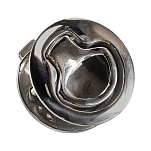 Ручка для люка врезная утапливаемая Homer 007106 Ø62х38мм из нержавеющей стали AISI316