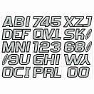 Купить Trac outdoors 328-SIBLK700 Series 700 Регистрационное письмо Белая Silver / Black 7ft.ru в интернет магазине Семь Футов