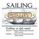 Купить Открытка "Galley" Nauticalia 3330 150x150мм 7ft.ru в интернет магазине Семь Футов