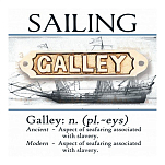 Открытка "Galley" Nauticalia 3330 150x150мм