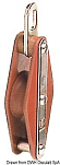 Tufnol HYE block 1 pulley 12x43mm EHO, 55.004.02