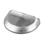 Цинковый полукруглый анод Tecnoseal 00726 146x104x38мм для двигателей Volvo Penta SX-DPS