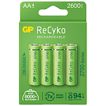 Gp batteries GP-G145 ReCyko LR06 2600mAh Аккумуляторы типа АА 4 единицы измерения Зеленый Green